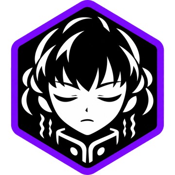 Miharu with eyes closed